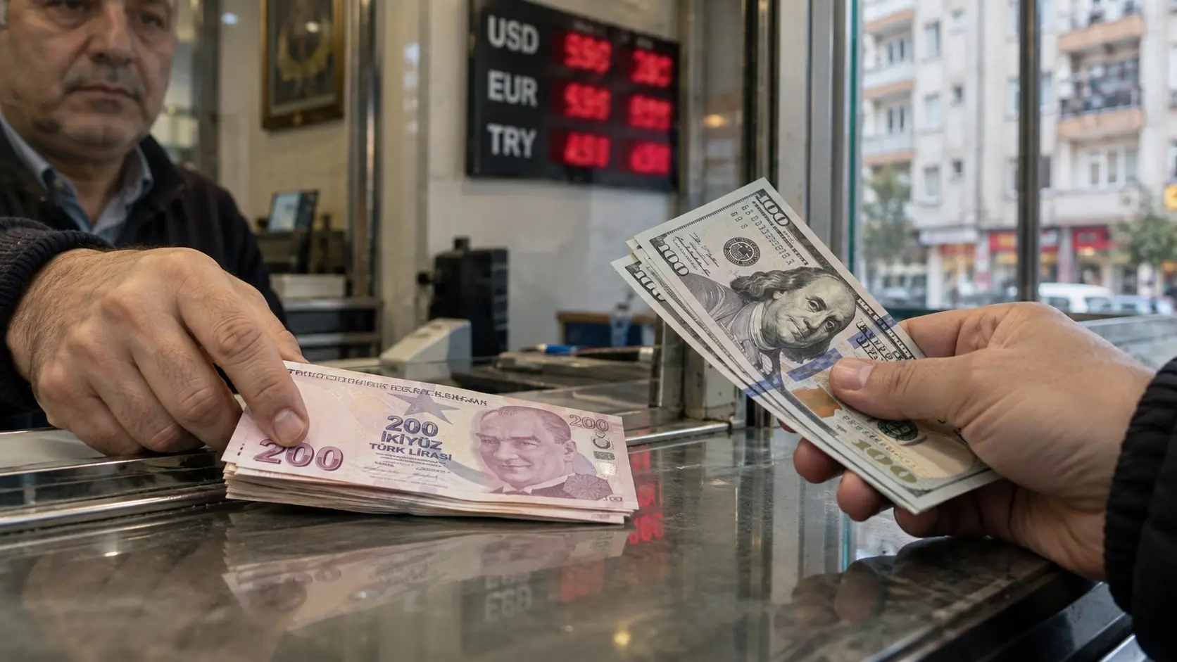 Turkish Lira for US Dollars